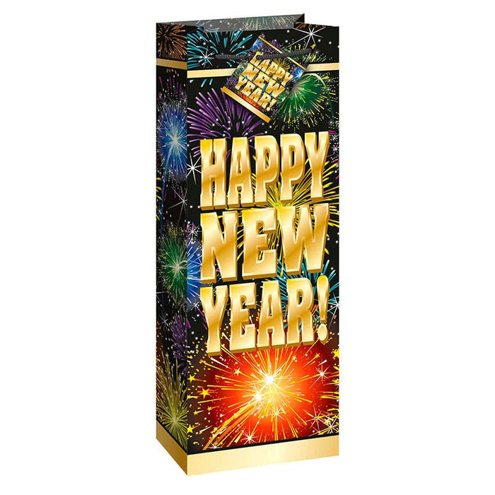 Tüte Wein NY Feuerwerk