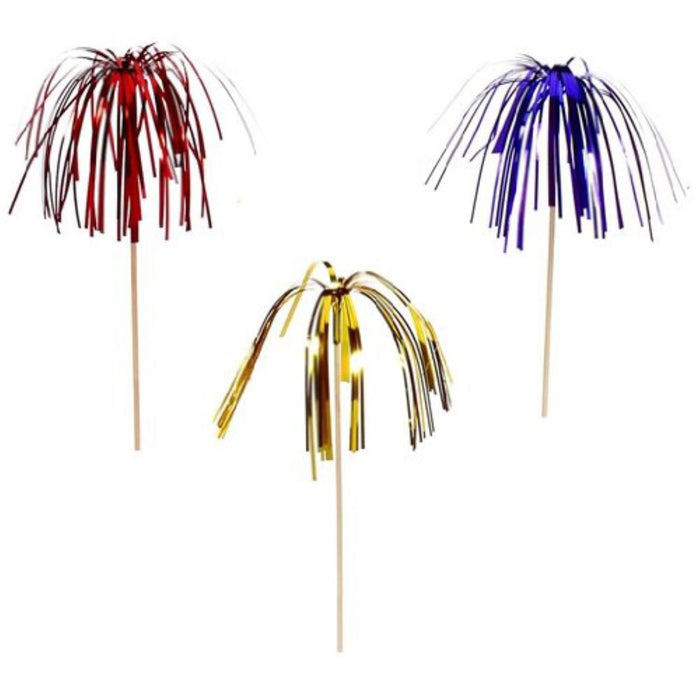 Partypicker "Feuerwerk" | 15,5 cm/100Stk.