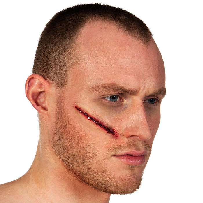 MakeUp Narbe Schnittwunde Latex