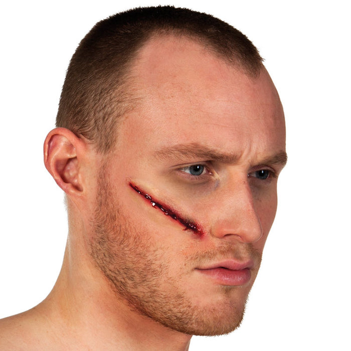 MakeUp Narbe Schnittwunde Latex