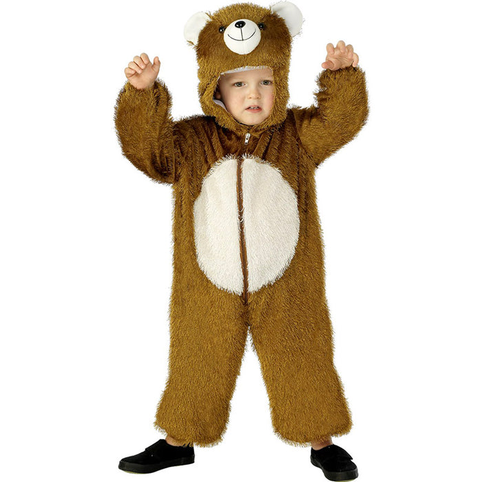 Kostüm Kid Bär Overal Plüsch 4-6J. Gr.S