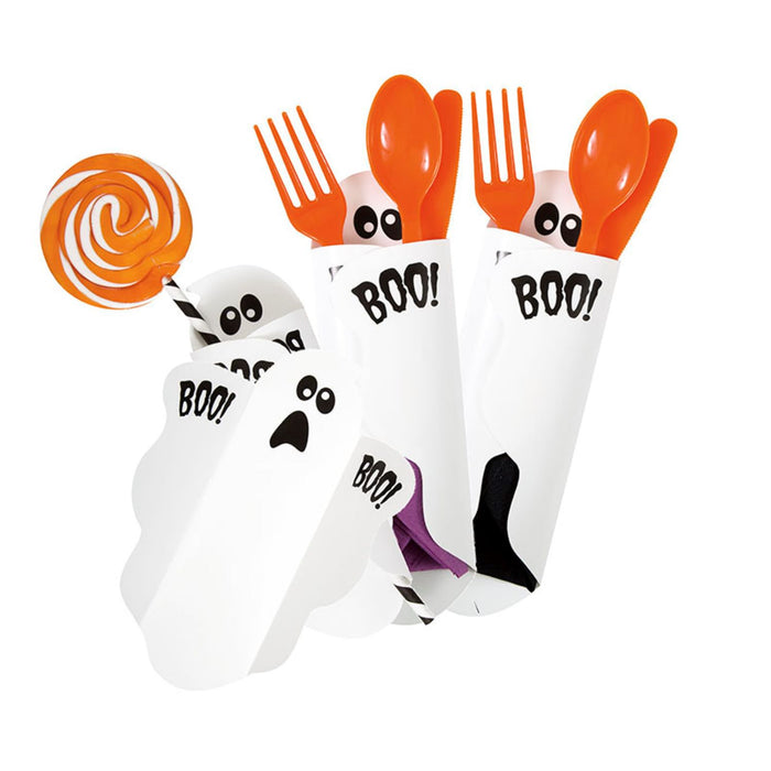 Papierhülle fürs Besteck 8 Stk. Geist