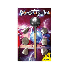 Bleigiessen Wachs 6 Flachfiguren