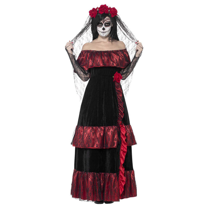Kostüm Lady Day of the dead Samtrobe Gr.L