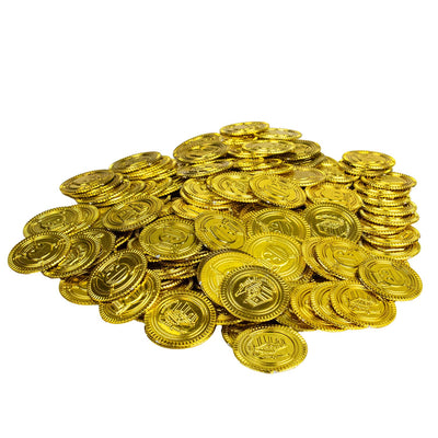 Goldmünzen Spielgeld - Piratenschatz | 144 Stück - feiermeier Spielzeug