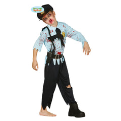 Kostüm Kid Zombie Polizist 7-9J.