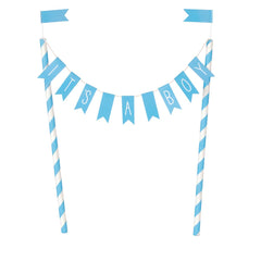 Tortendeko Banner It's a Boy Blau Babyparty Dekoration für Jungs