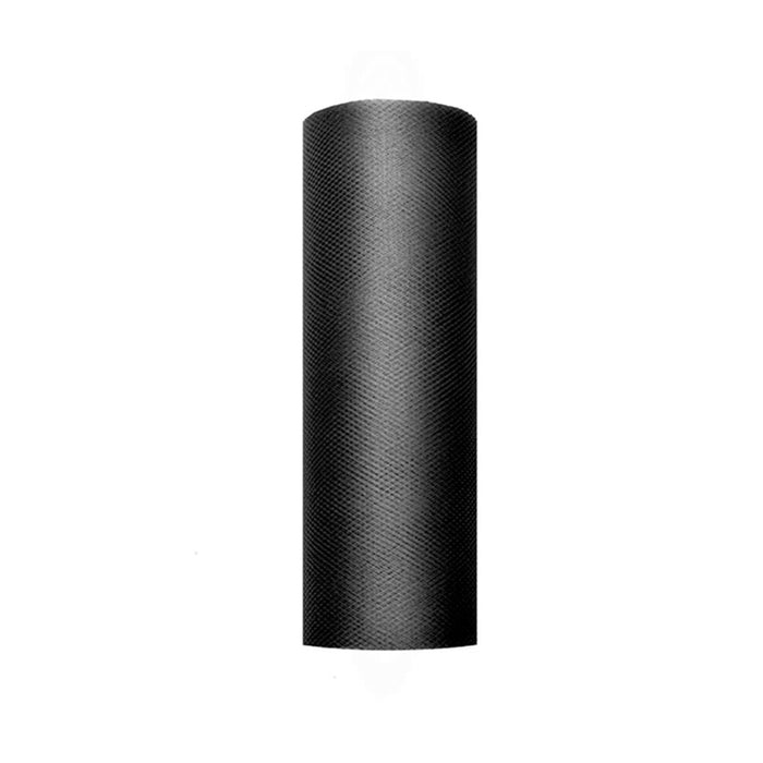 Dekostoff Tüll 0,15m x 9m Schwarz