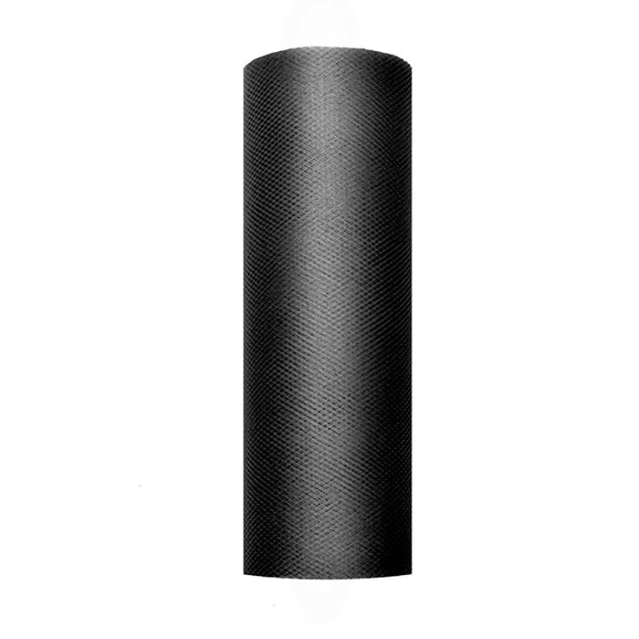 Dekostoff Tüll 0,15m x 9m Schwarz