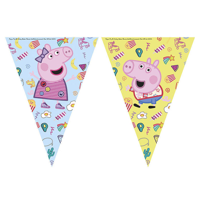 Wimpelkette PVC Peppa Pig 230cm