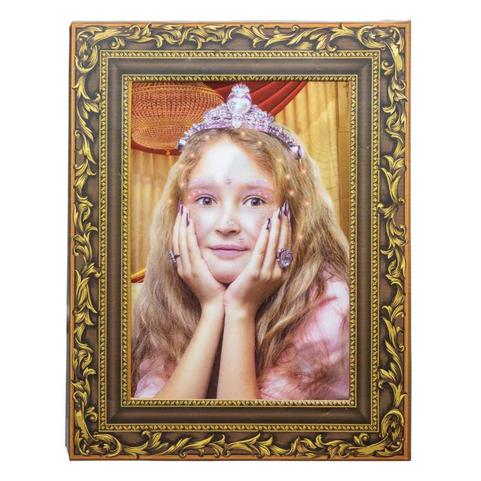 Effektbild Mädchen Fotorahmebild mit Licht 3D