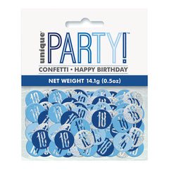 Konfetti Metall Glitz 14g #18 Blau