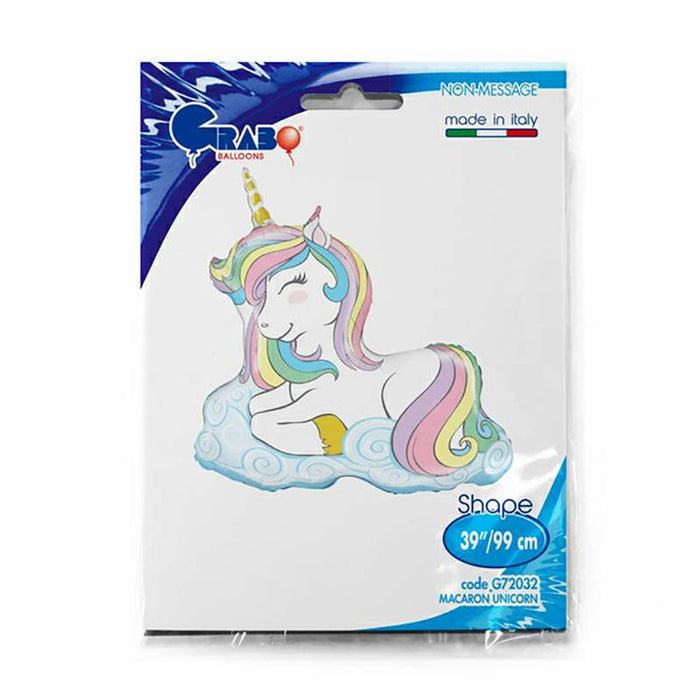 Shape Folienballon "Einhorn liegend ca.99 cm