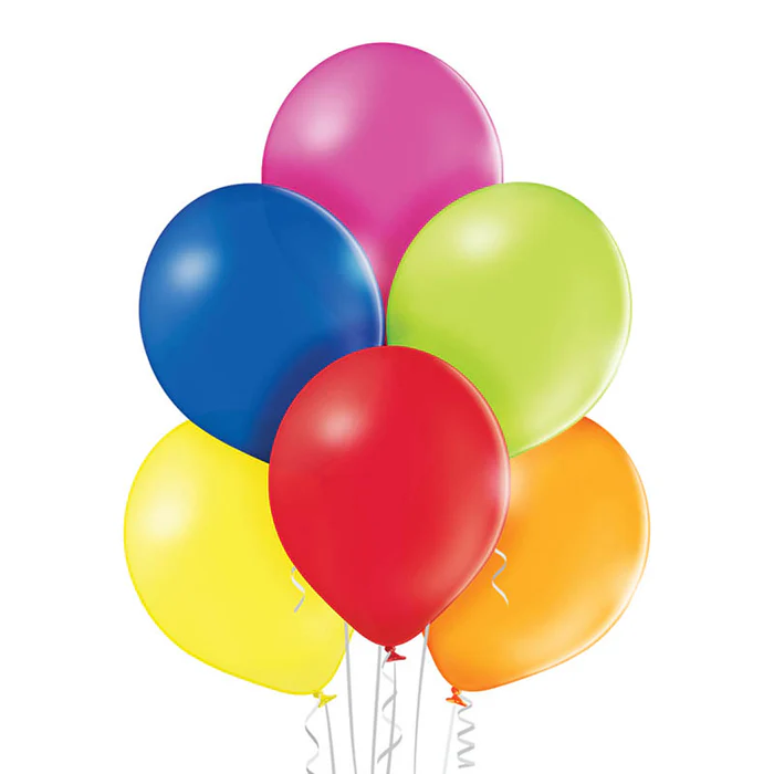 feiermeier Helium-Set Einwegflasche 0,40 m³  + 25 bunte Premium-Ballons (Ø 30 cm)