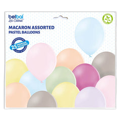 25 Stk. Luftballon Unifarben Ø 30cm | Bunt Macaron #322