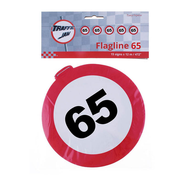 Girlande Verkehrsschild #65 | ca. 12 m
