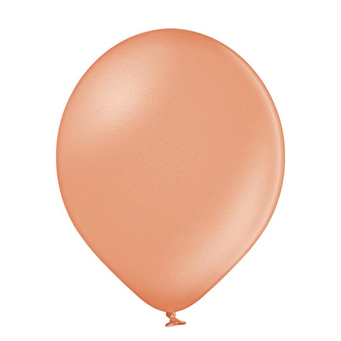 25 Stk. Luftballon Uni Metallic Ø 30cm |  Rosegold #091