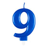 Kerzenzahl Blau #9