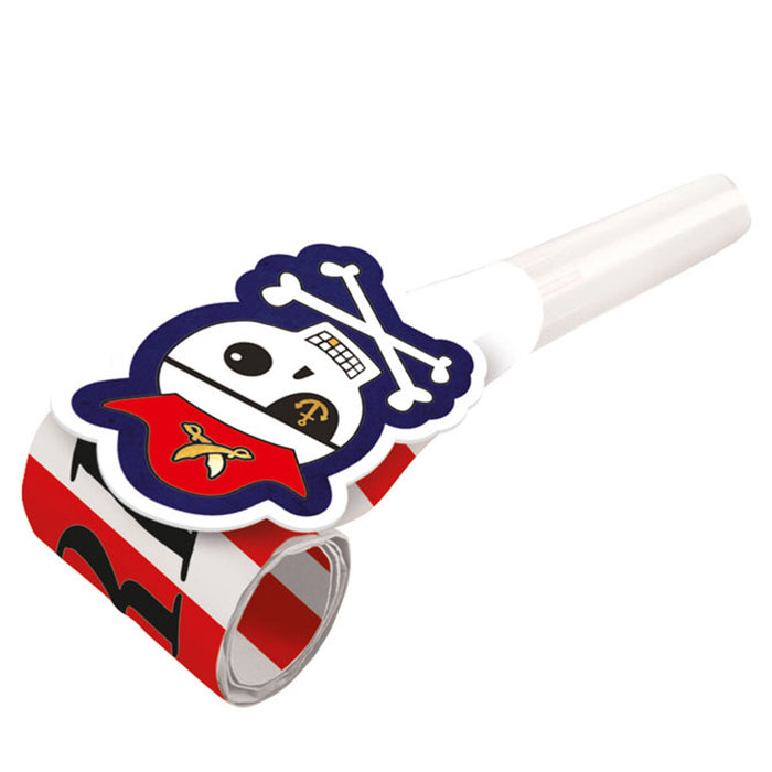 Tröten Pirat Blow-Out 8Stk.