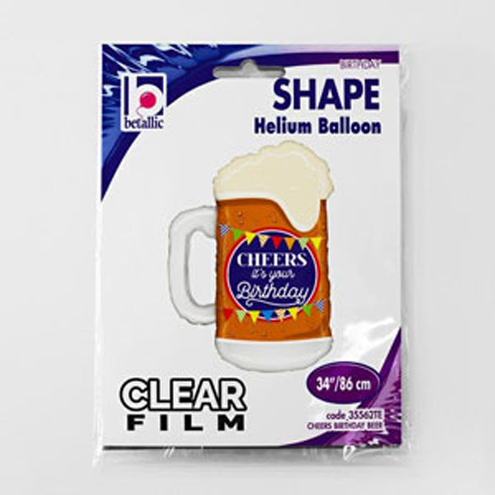 Shape Folienballon "Cheers Bierkrug" | 86 cm