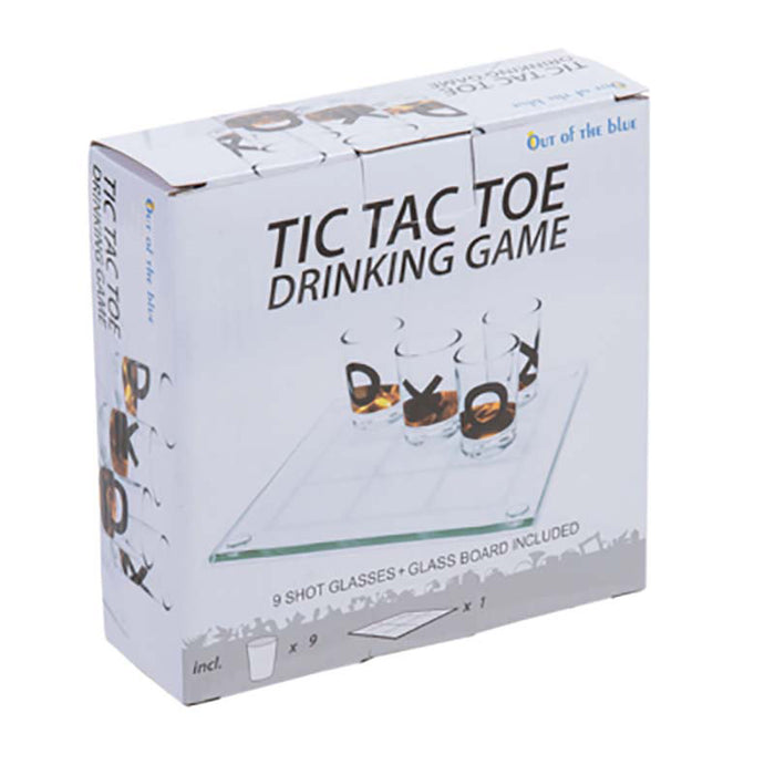 Trinkspiel TicTacToe, 9 Gläser im Geschenkk.