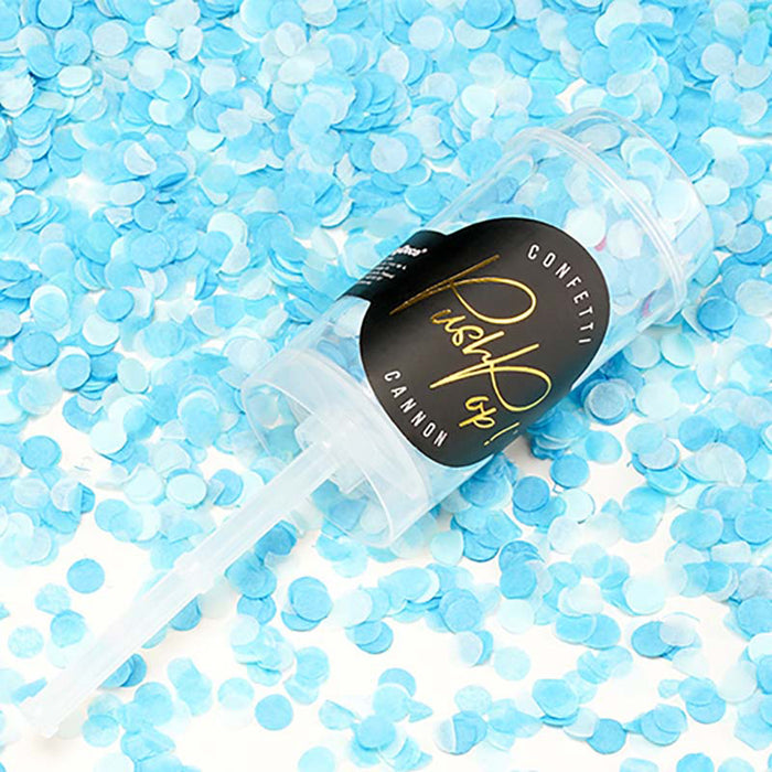 Push-Pop Konfetti Blau Minze