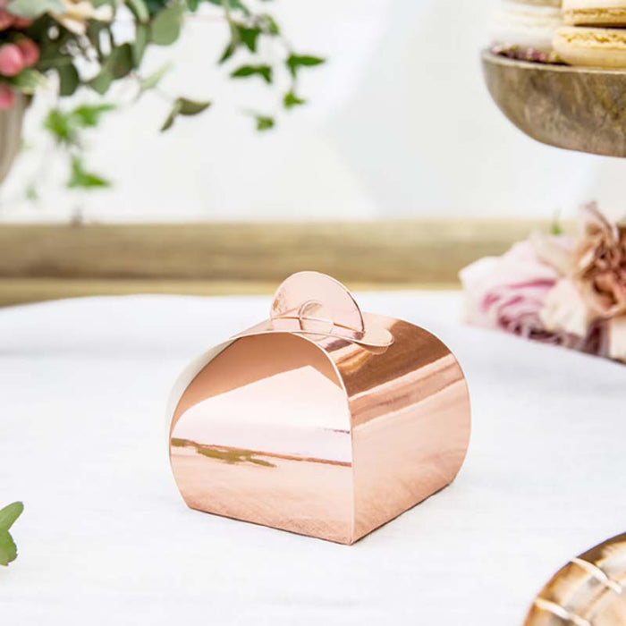 Geschenkbox Rosegold 10Stk.