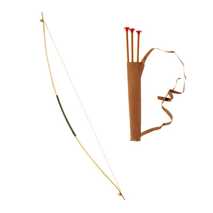 Waffe Bogen und Pfeile mit Köcher