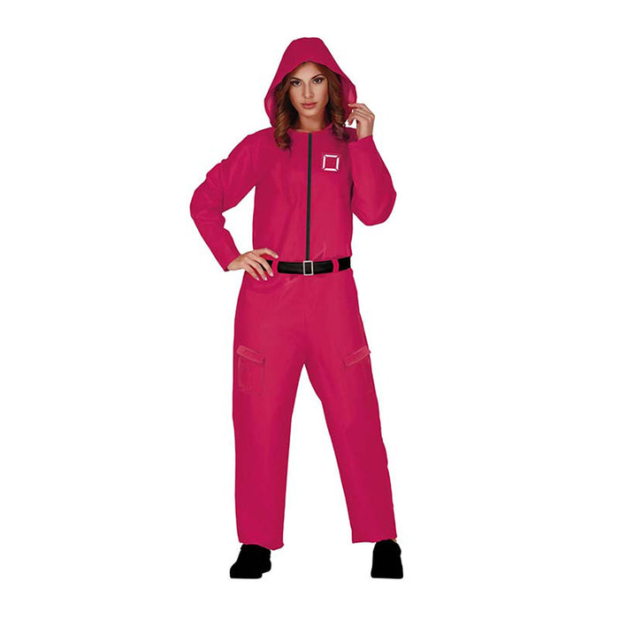 Kostüm Damen The Gamer Rot Gr.S(36/38)