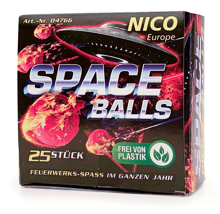 JFF Space Balls, Knatterbälle, 25er-Schtl.