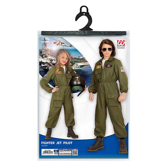 Kostüm Kid Kampfpilot Overall