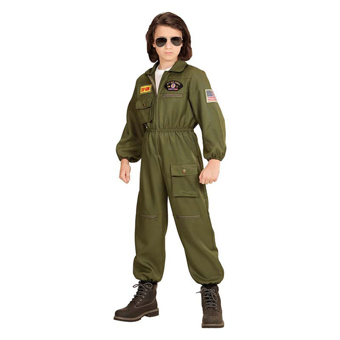 Kostüm Kid Kampfpilot Overall