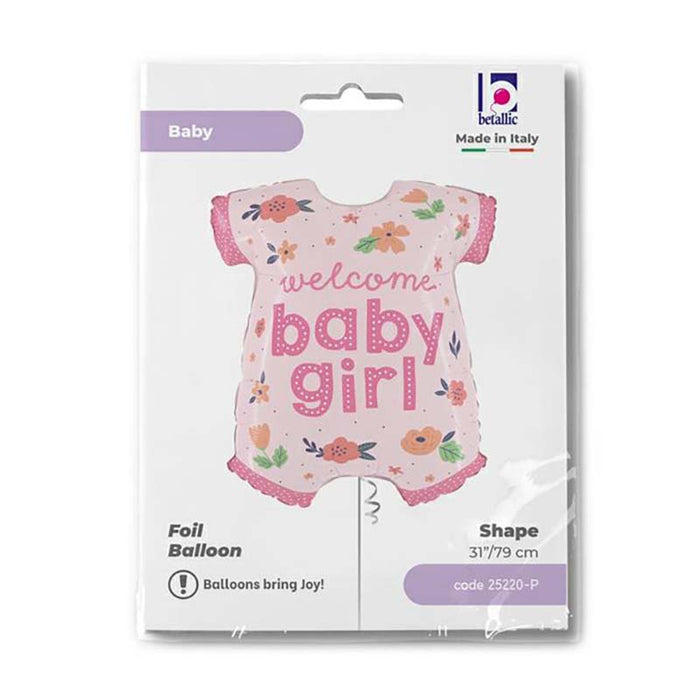 Shape Folienballon "Baby Girl Body" | 79 cm