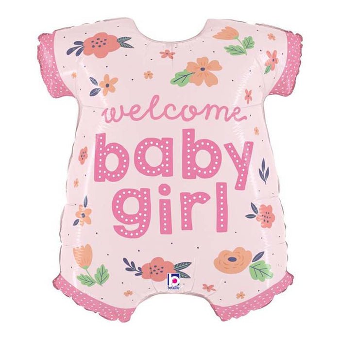 Shape Folienballon "Baby Girl Body" | 79 cm