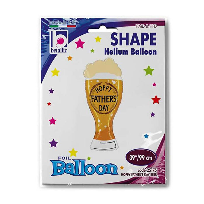 Shape Folienballon "Hoppy Father's Day Beer" | 99 cm