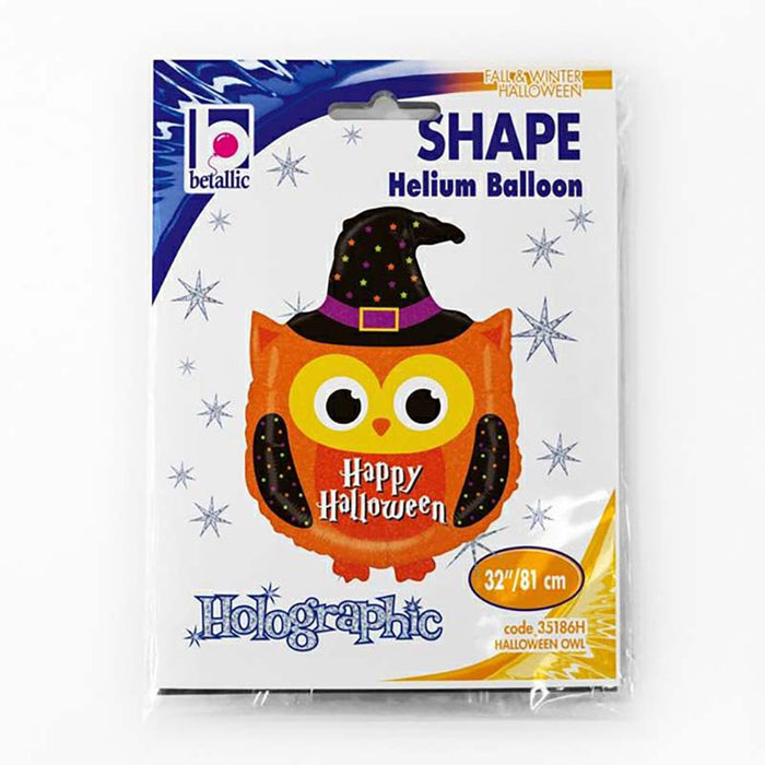 Shape Folienballon "Halloween Eule" | 81 cm