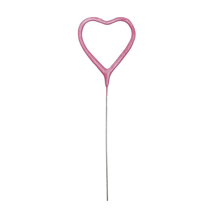 Wunderkerze ca. 18 cm Herz Pink