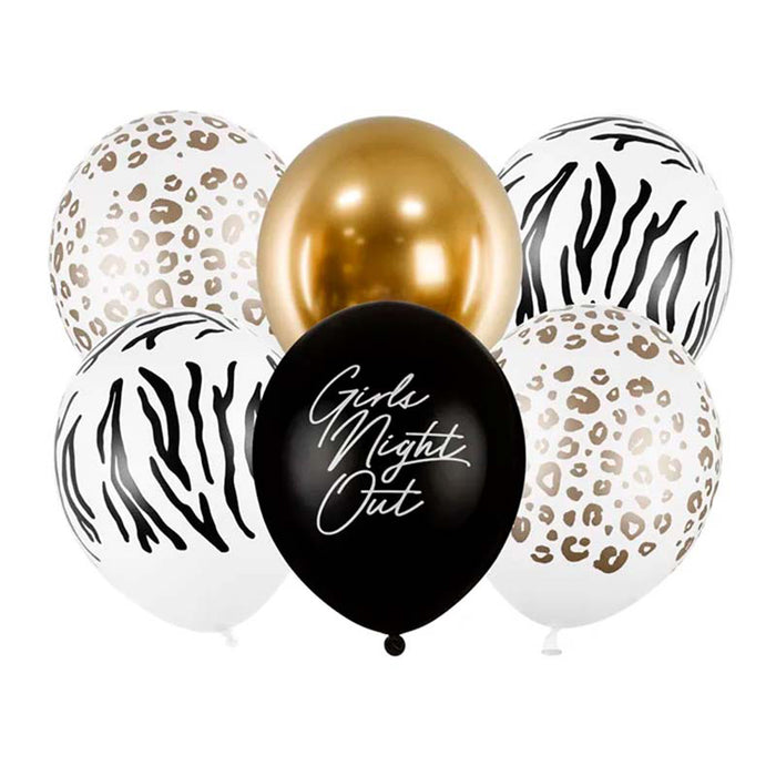 6 Stk. Luftballon Ø30cm "Girls Night Out"