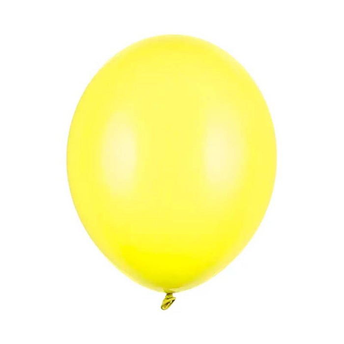 10 Stk. Luftballon Ø30cm "Uni Pastell" | Gelb