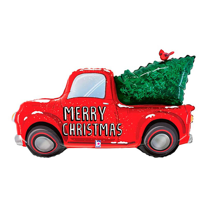 Shape Folienballon "Christmas Truck" | 119 cm