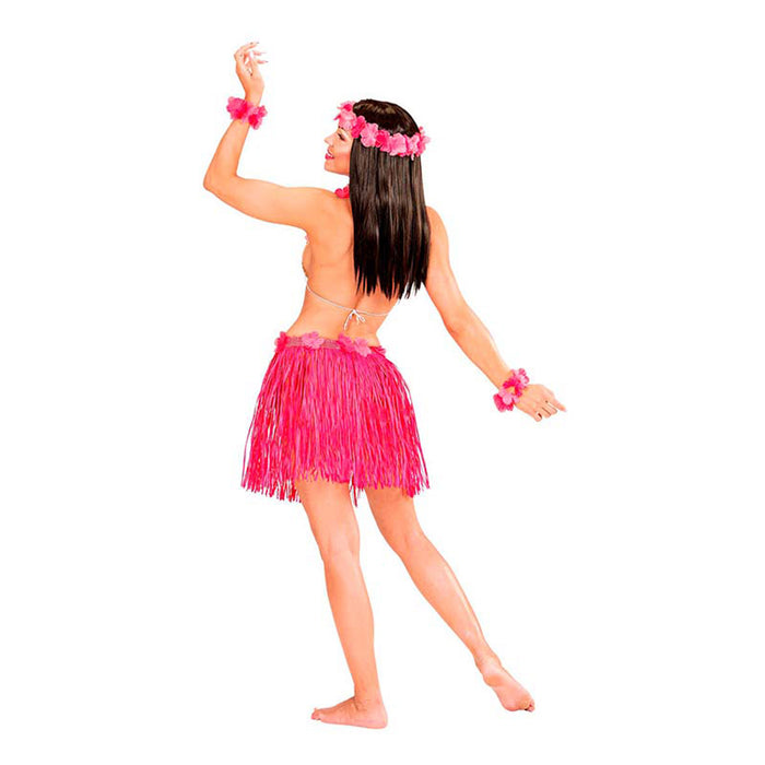 Kostüm Lady Hawaii Set Rosa