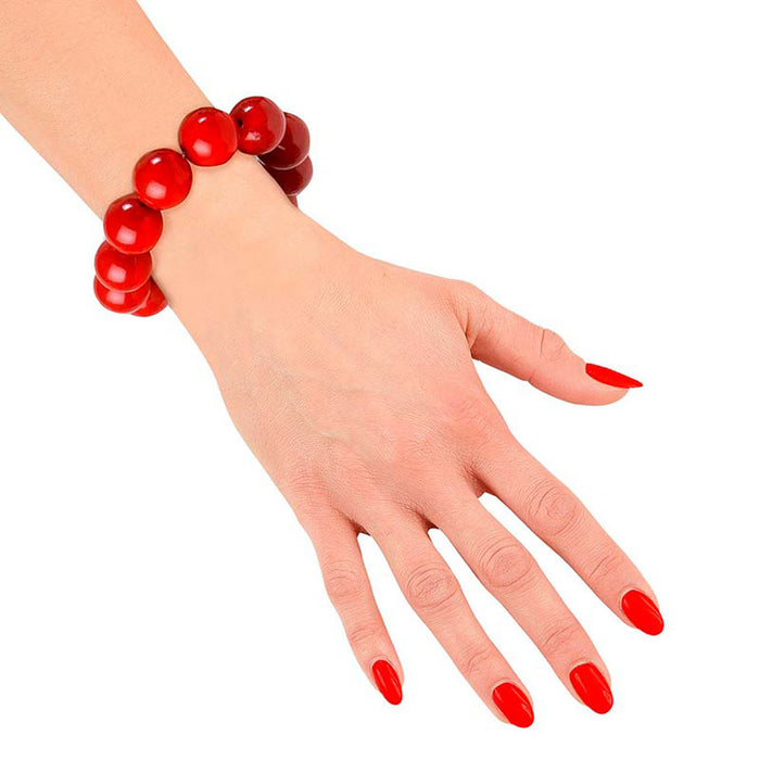 Armband 70er Jahre Rot