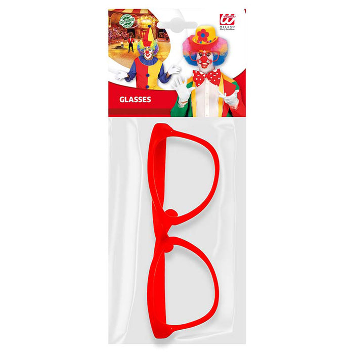 Brille Rot groß