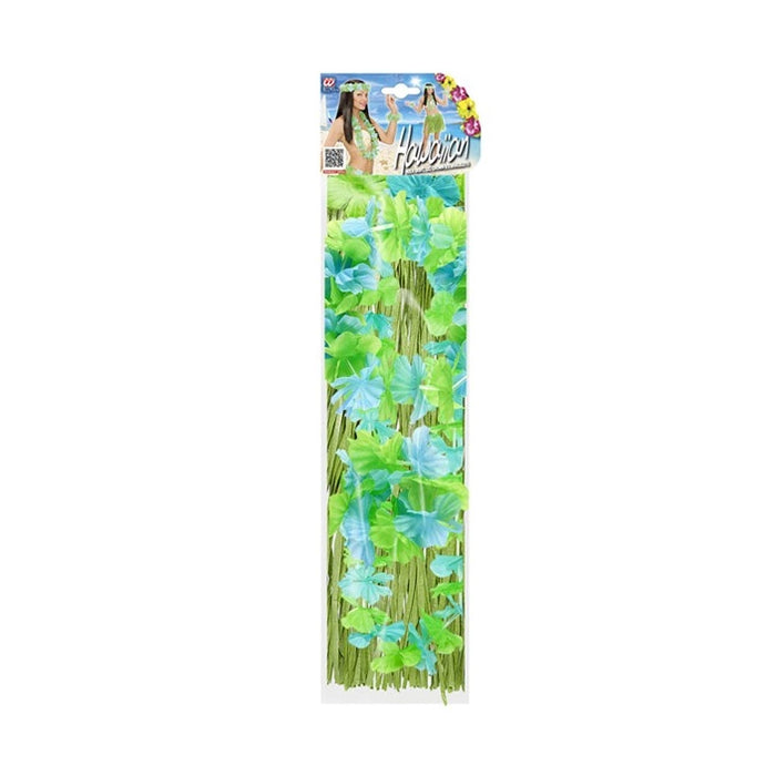 Kostüm Lady Hawaii Set Grün