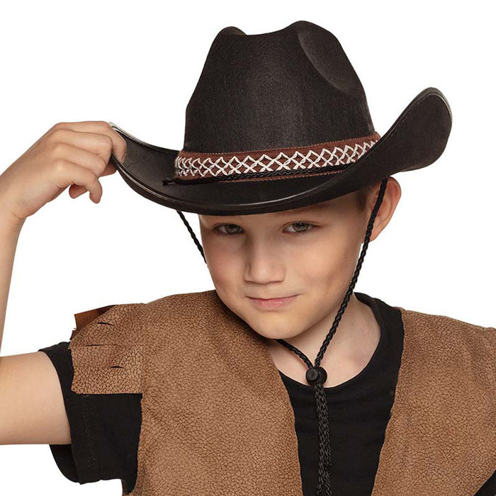 Hut Kid Cowboy Junior Schwarz