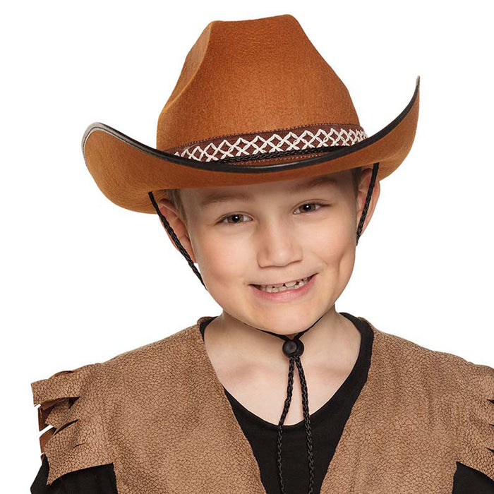 Hut Kid Cowboy Junior Braun