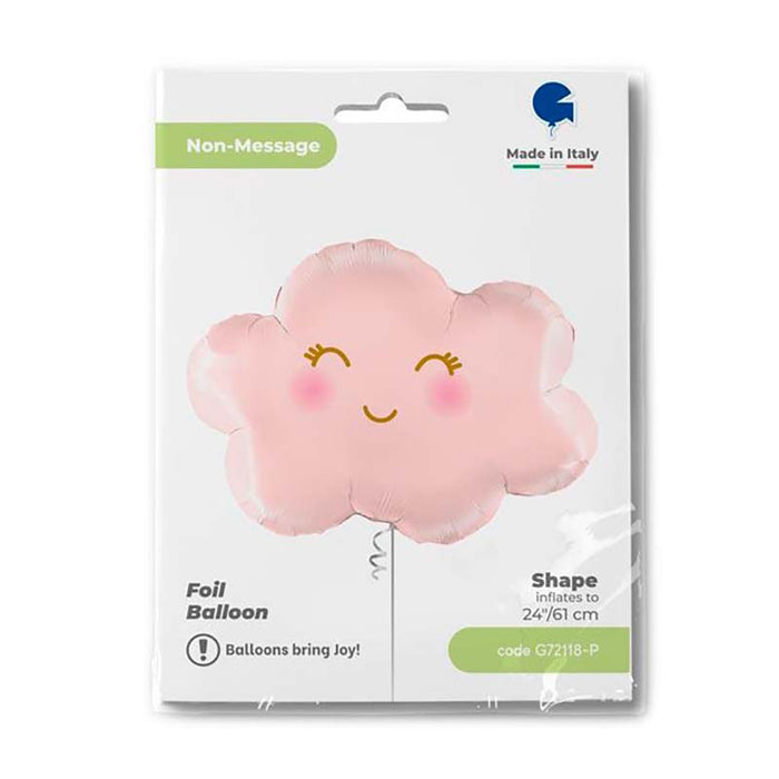 Shape Folienballon "Wolke" Rosa Satin | 61 cm