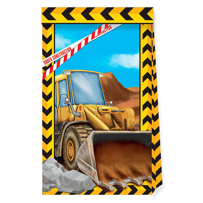 Geschenktüte Papier Baustelle 4Stk FSC
