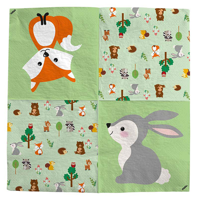 Servietten HB Woodland 33x33cm/ 20St.