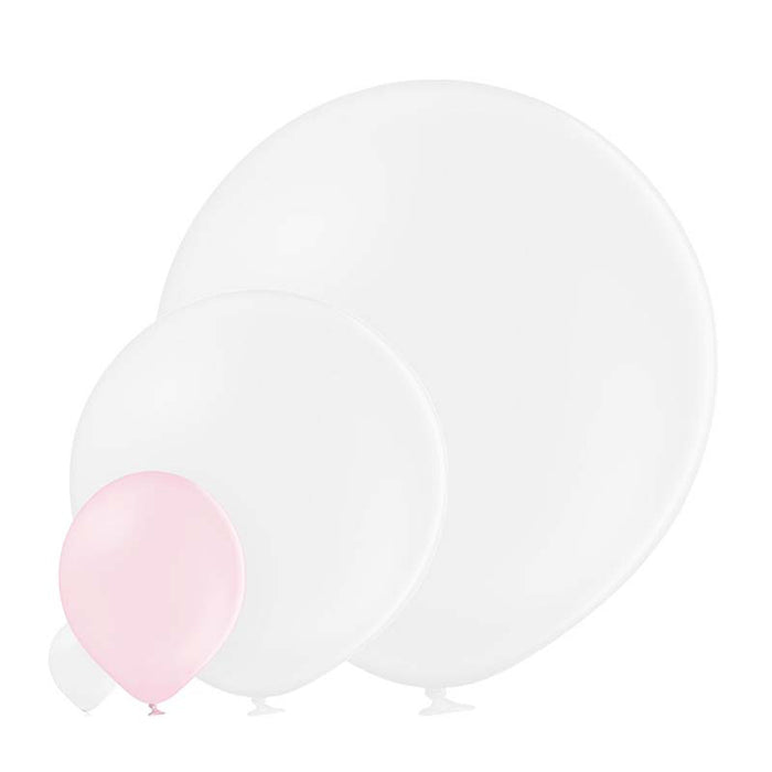 25 Stk. Luftballon Unifarben Ø 30cm | Soft Pink #454